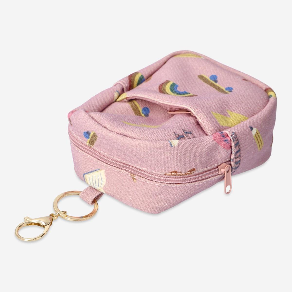 Multicolour Backpack. With Stationery Kit