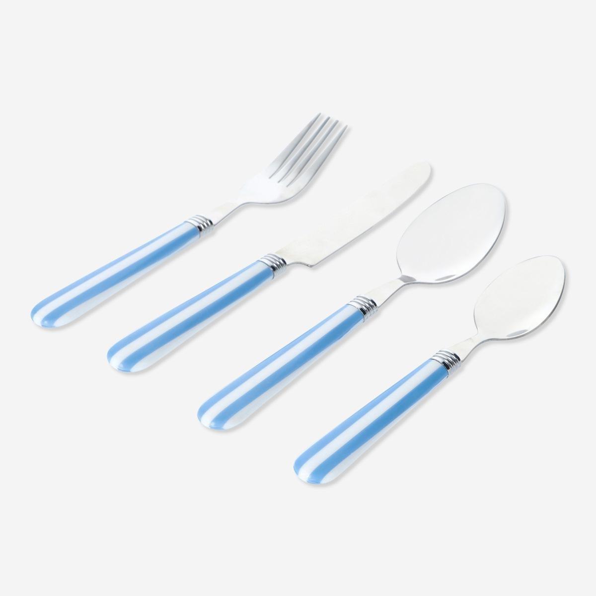 Silver cutlery set. 4 pcs