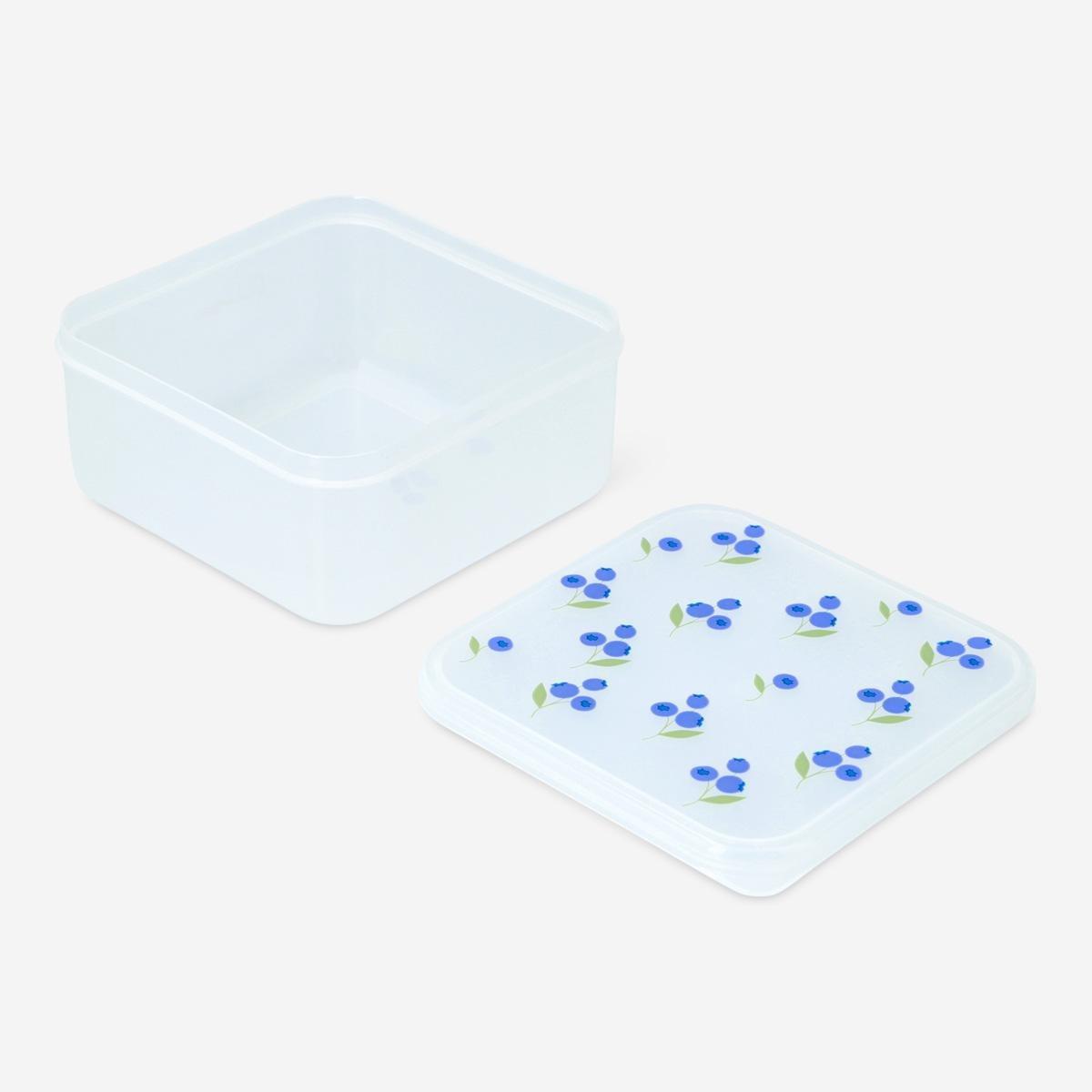 Blue snack box. large