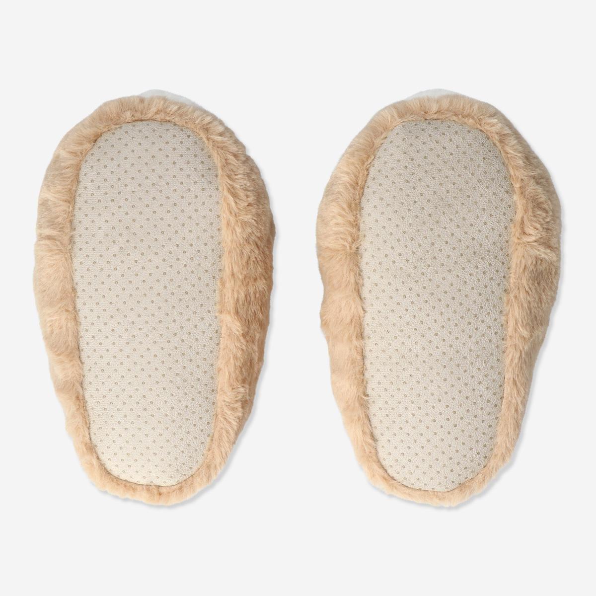 Beige bear slippers, 36-37