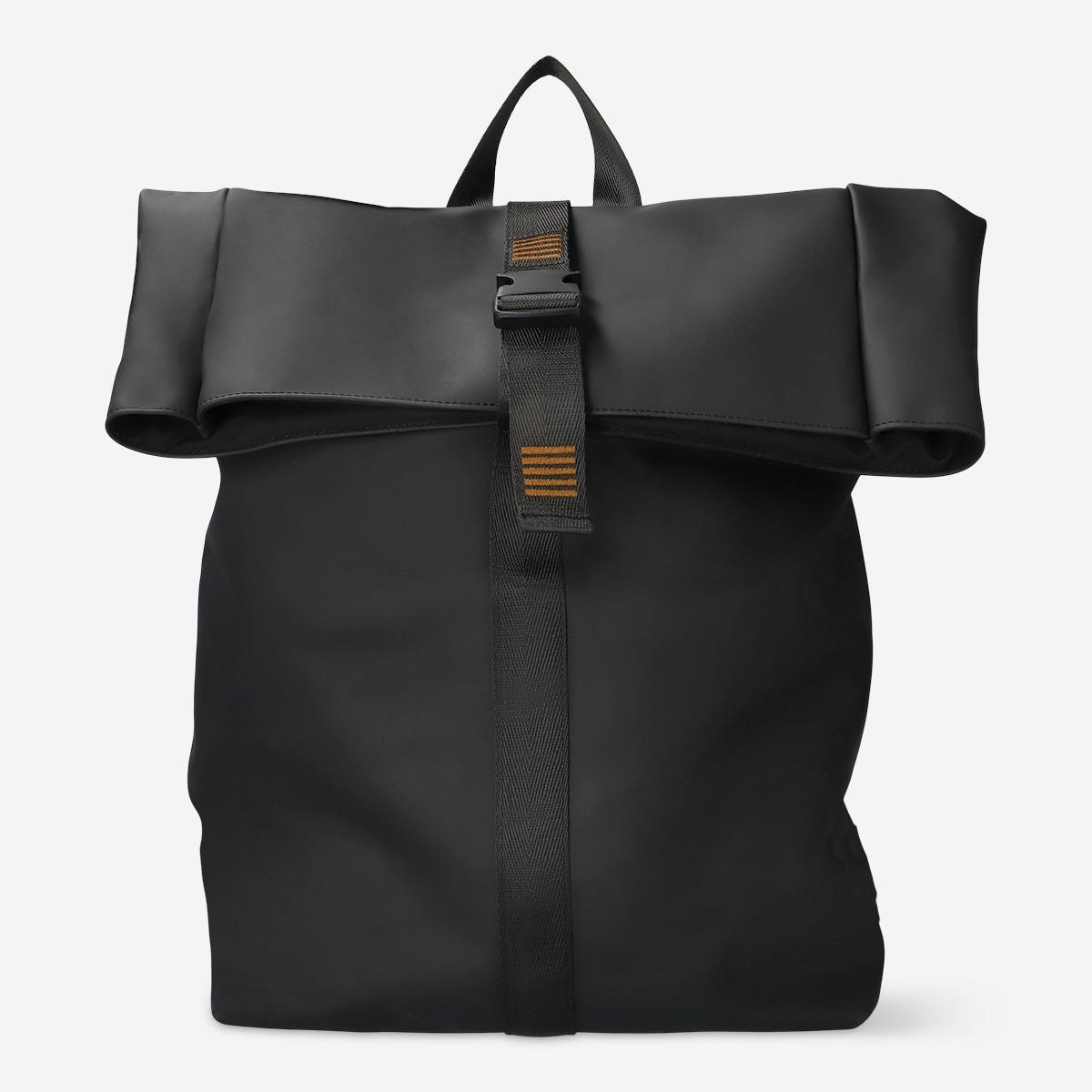 Black backpack. water-repellent