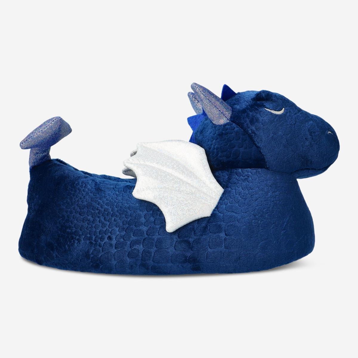 Blue dragon slippers. 34-35