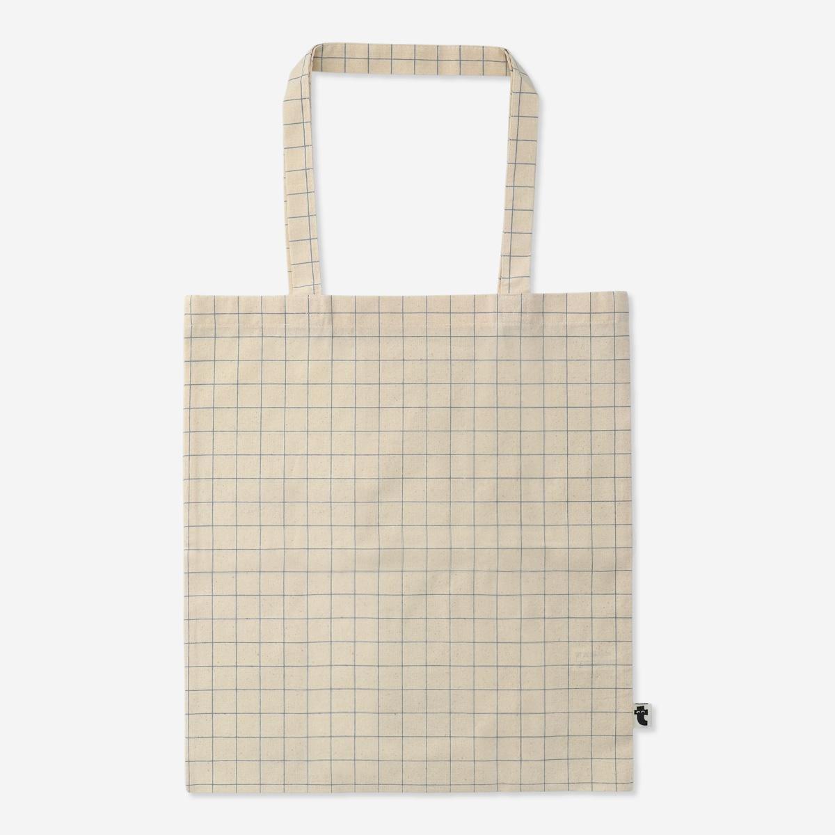 Blue tote bag