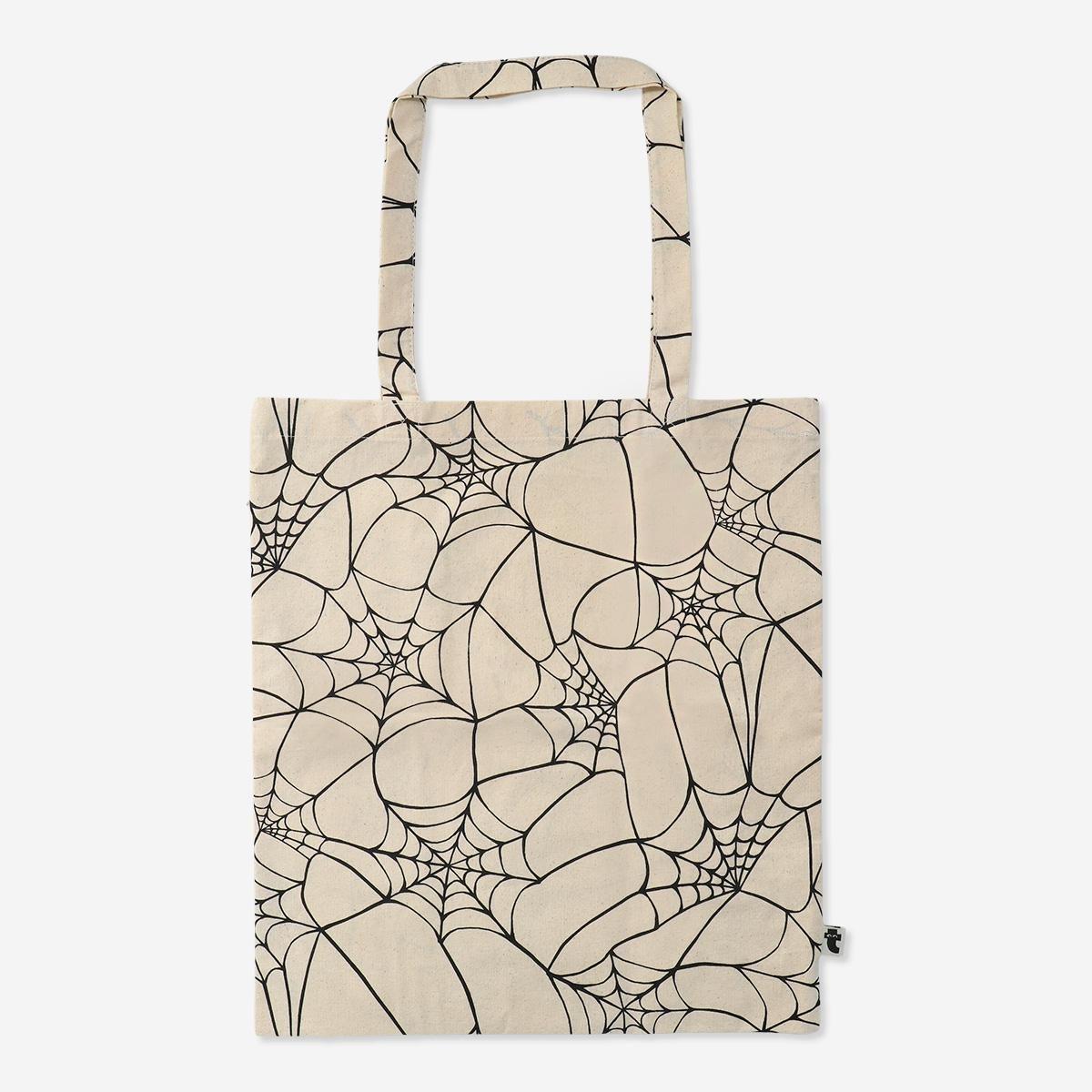 Beige tote bag