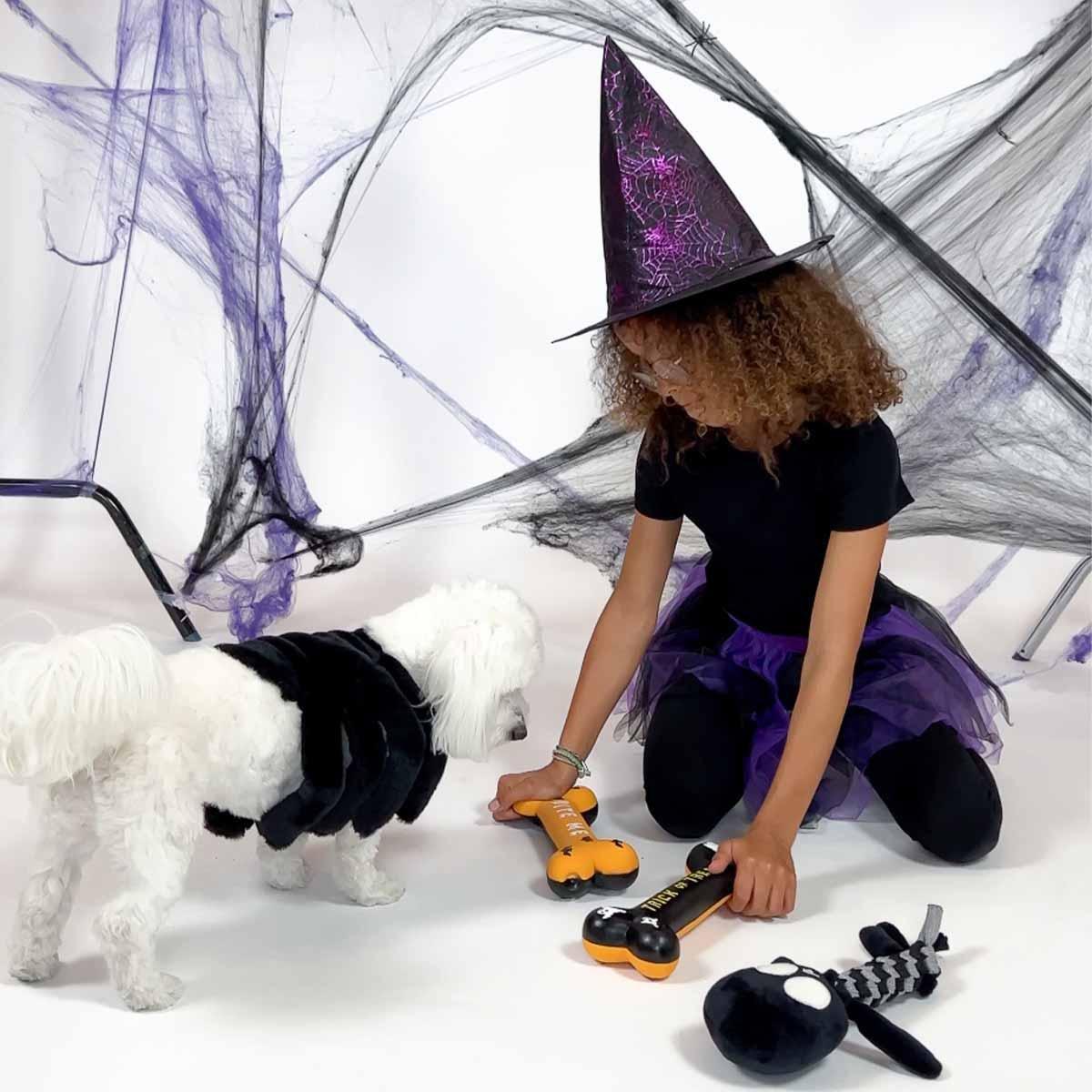 Black pet toy