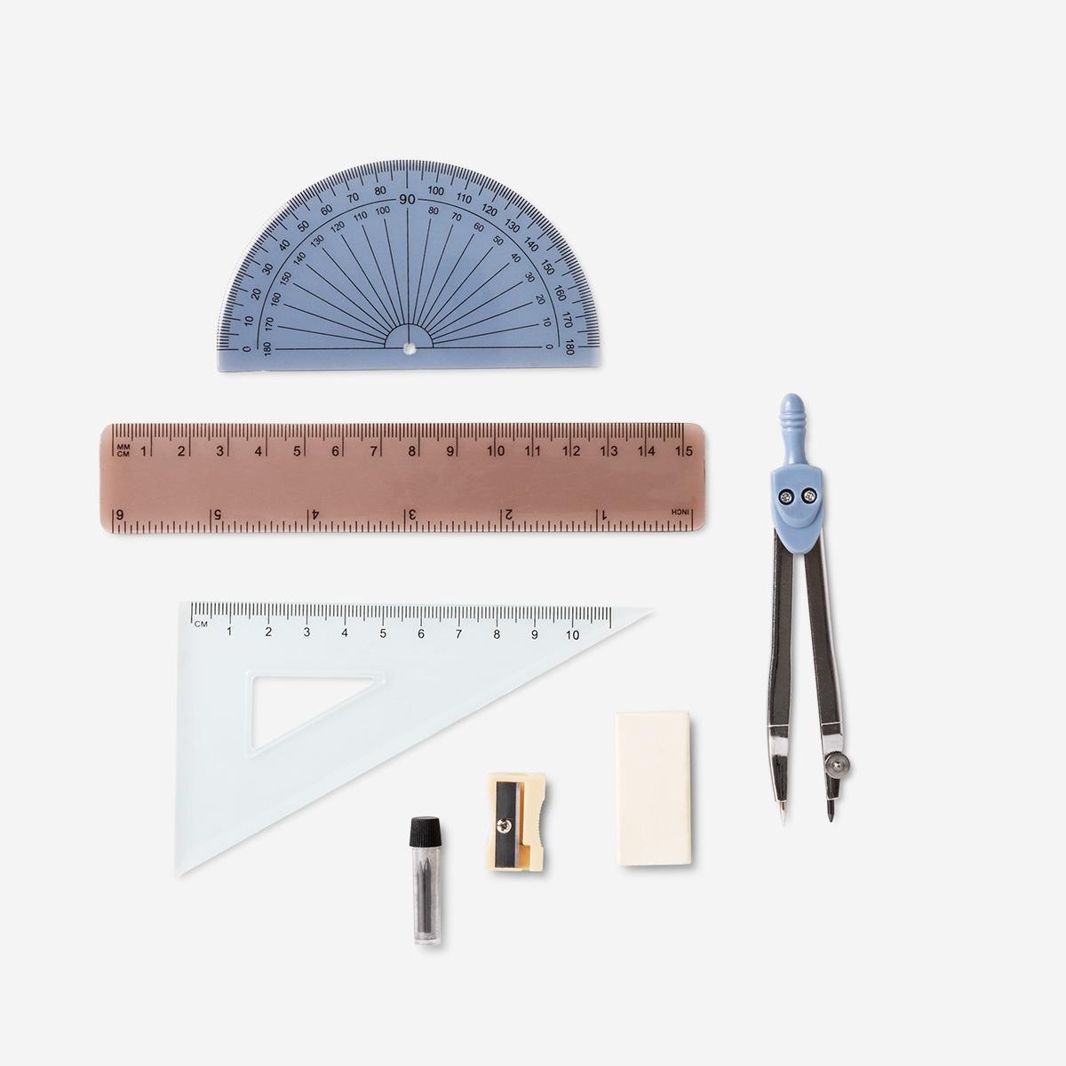 Multicolour geometry set