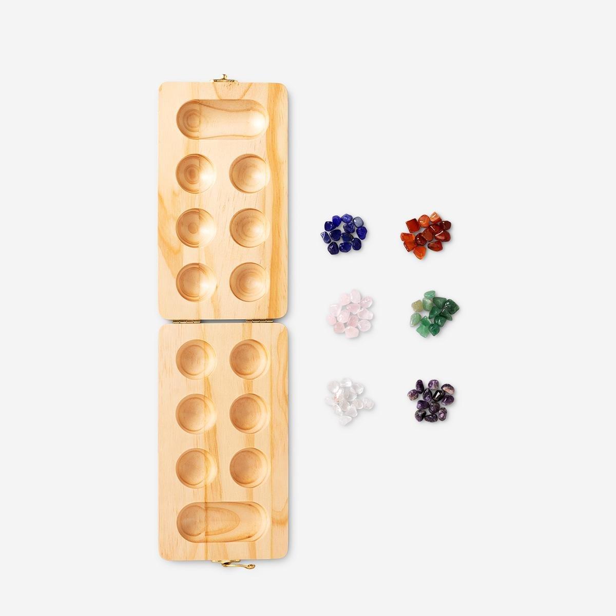 Multicolour Kalaha Wooden Game