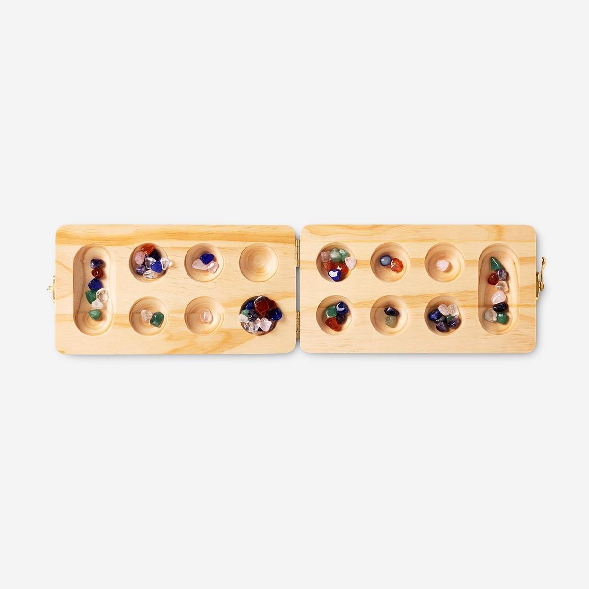 Multicolour Kalaha Wooden Game