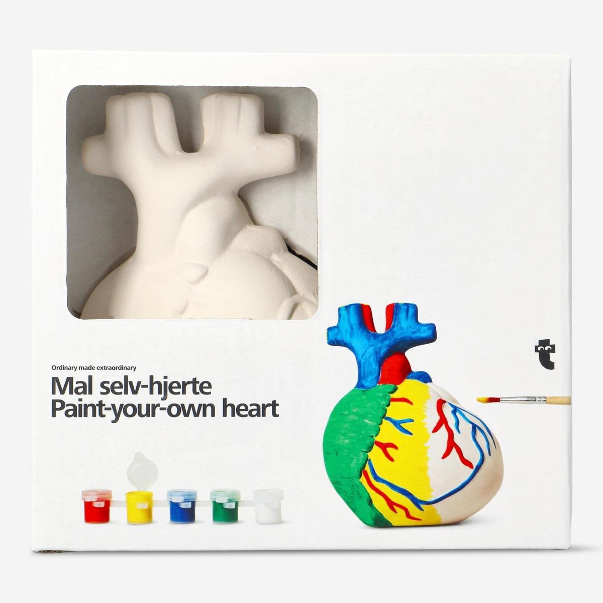 Multicolour Paint-Your-Own Heart