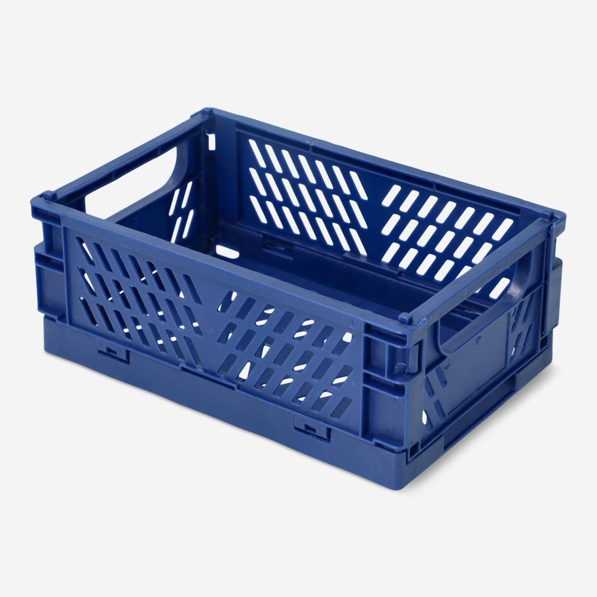 BLUE       Collapsible storage box. Small