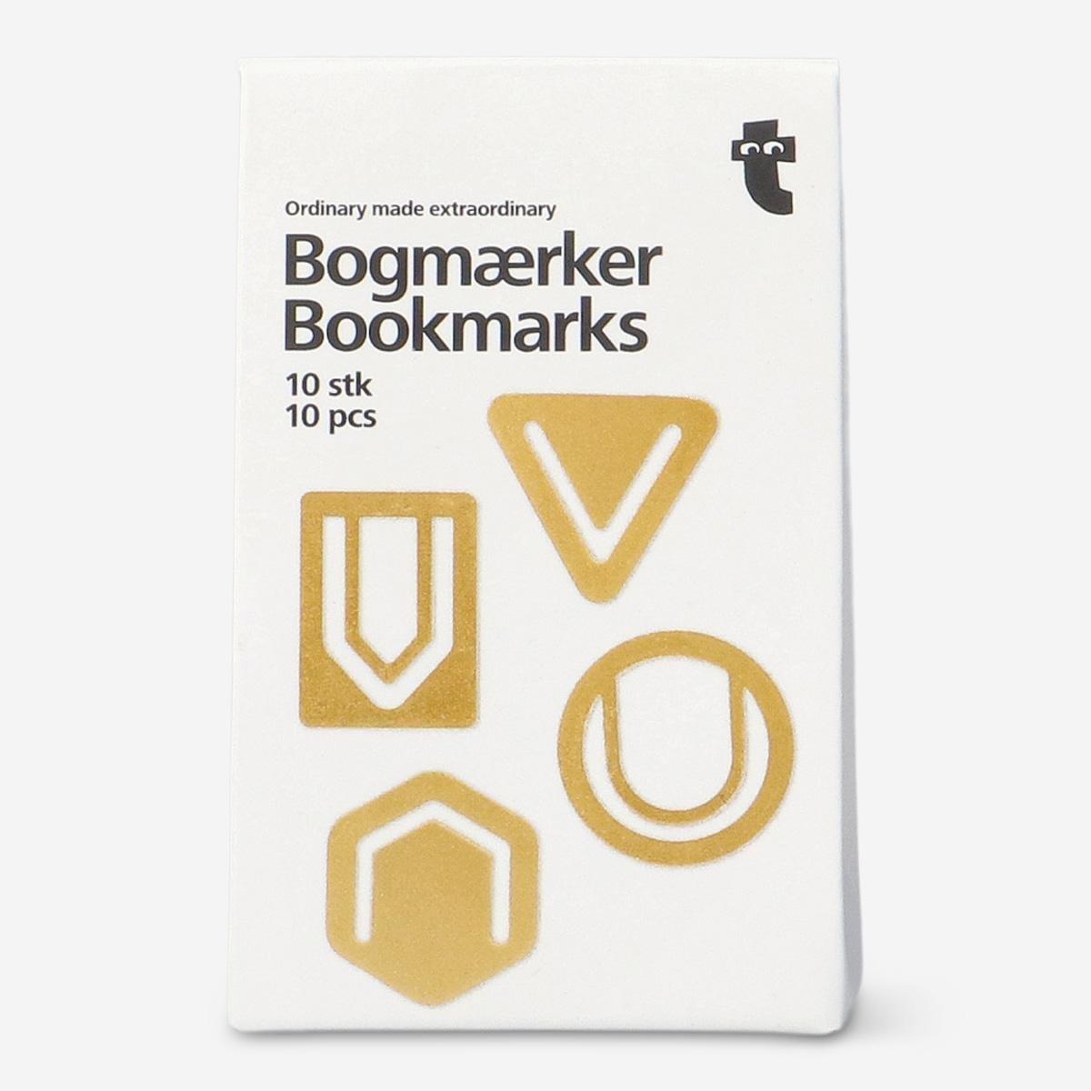 Gold bookmarks. 10 pcs