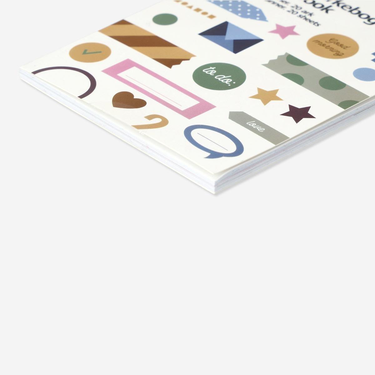 Multicolour sticker book. for bullet planner