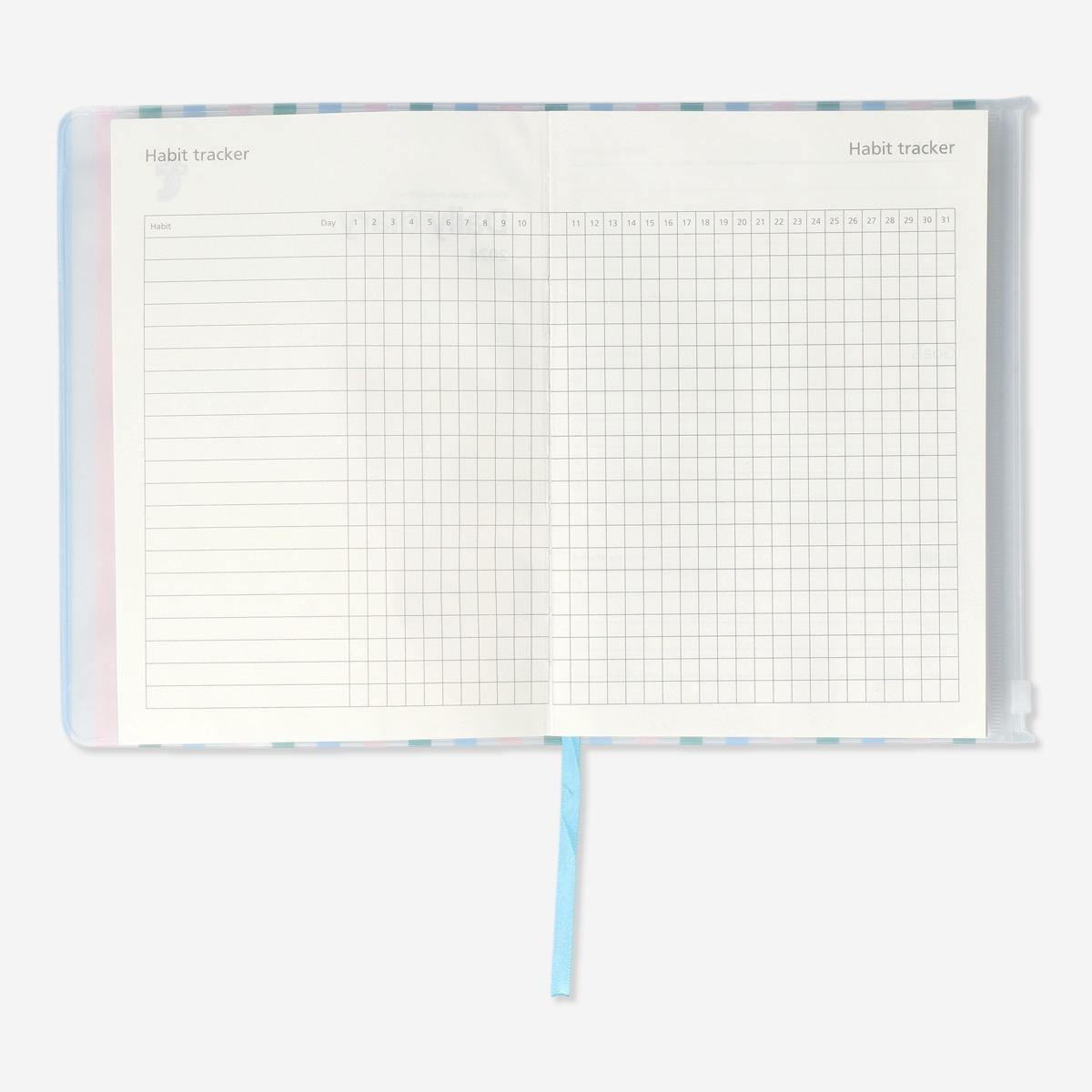 Multicolour daily diary. a5