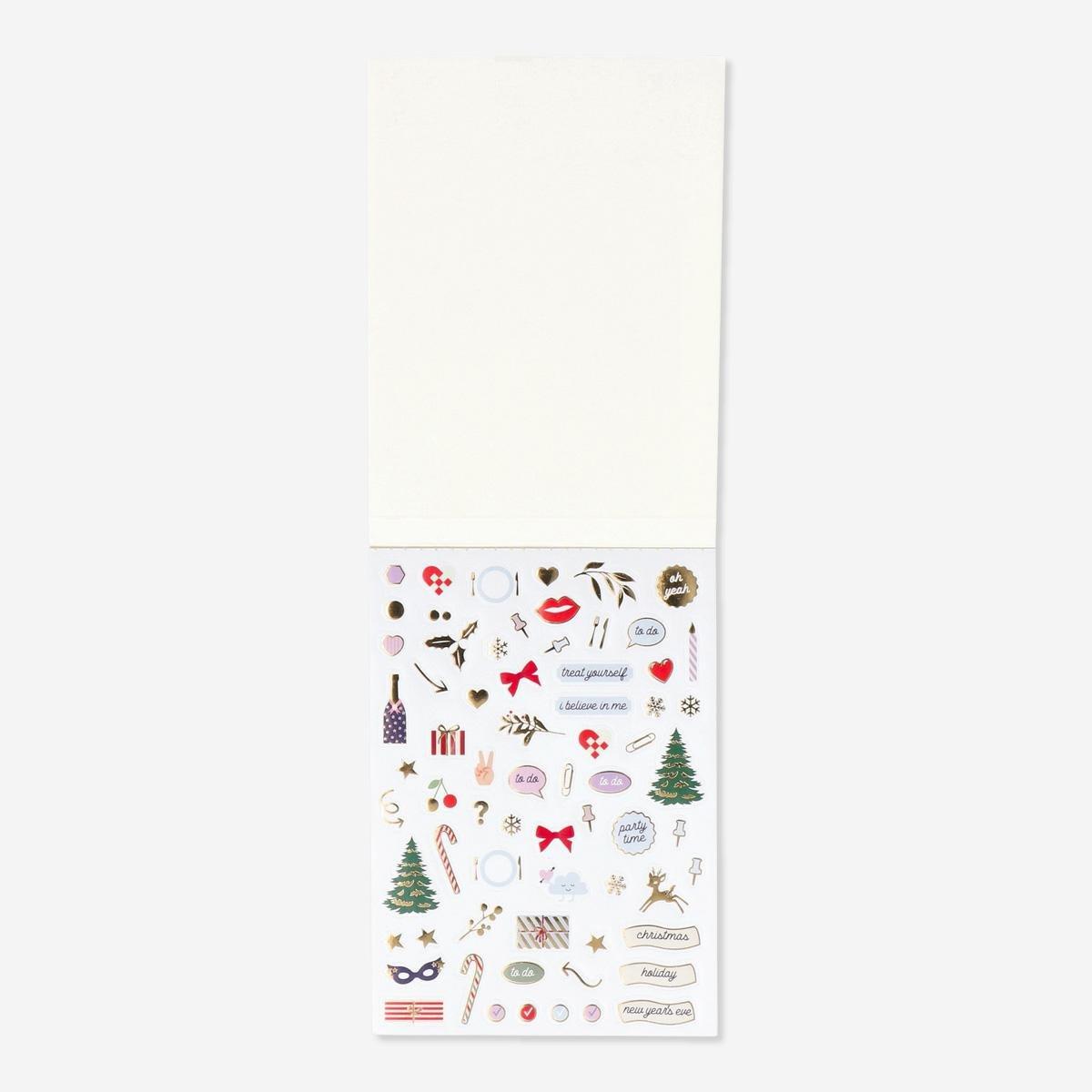 Multicolour sticker book. for calendar