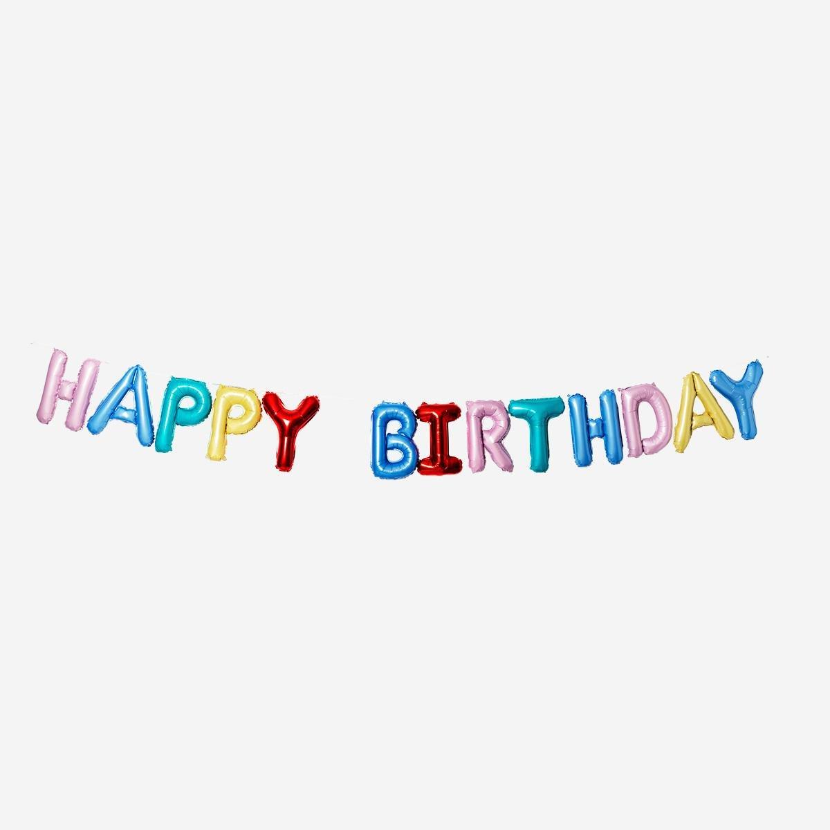 Multicolour Foil Balloons. 36.5 Cm