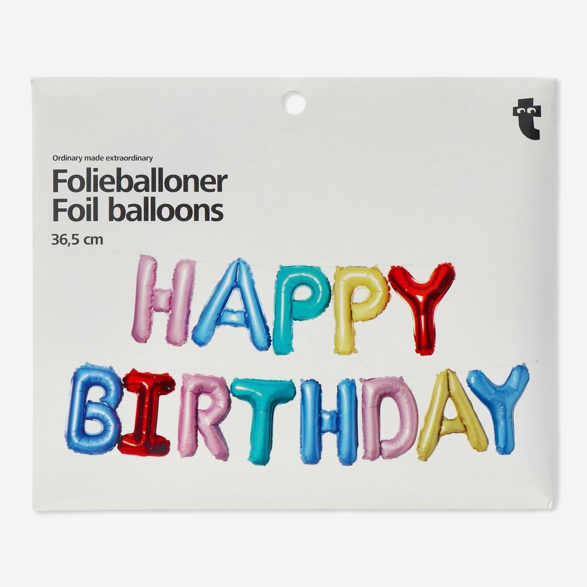 Multicolour Foil Balloons. 36.5 Cm