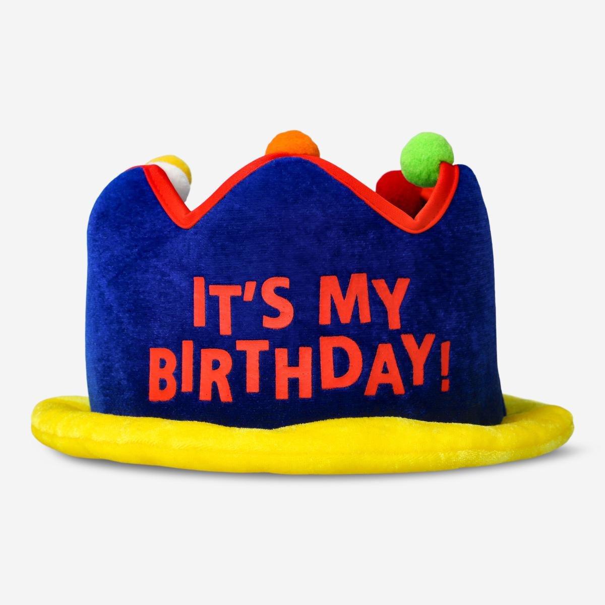 Multicolour Birthday Crown. Adults