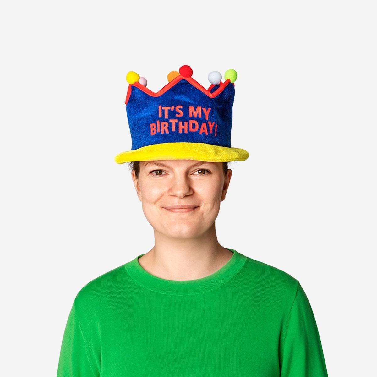 Multicolour Birthday Crown. Adults
