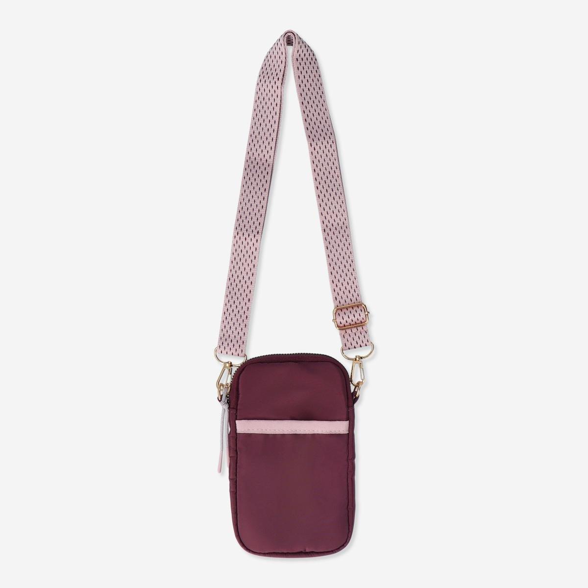 Purple shoulder bag