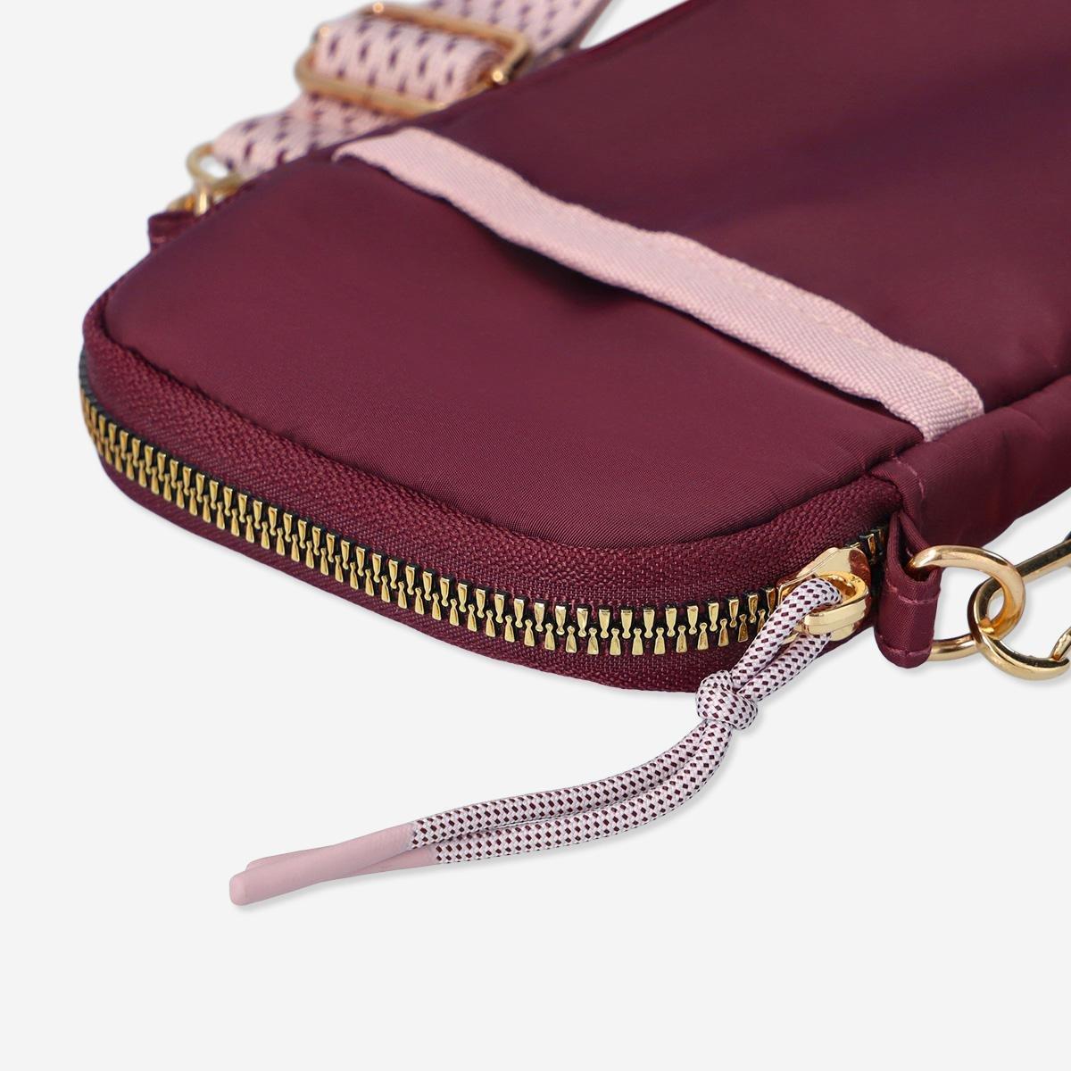 Purple shoulder bag