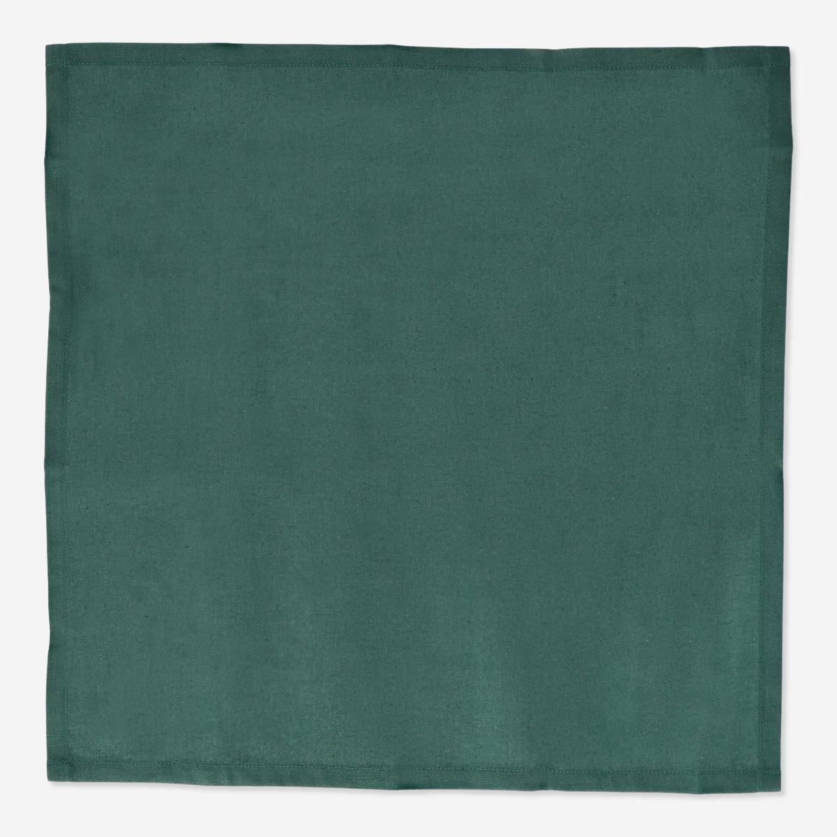 Green fabric napkins. 2 pcs