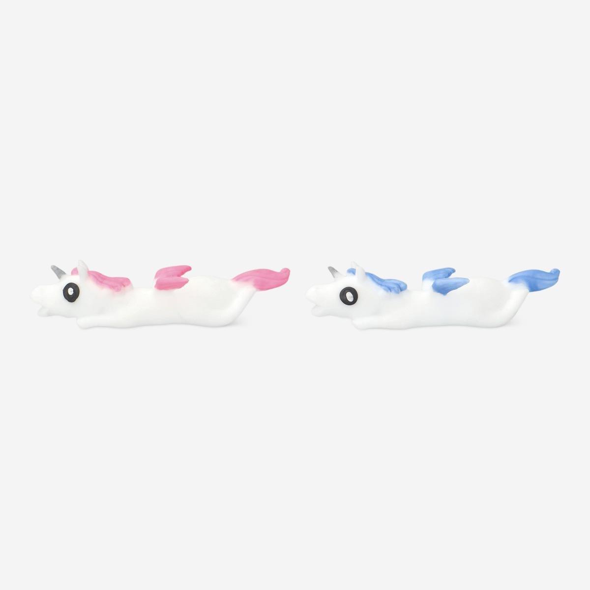 White shooting unicorns. 2 pcs
