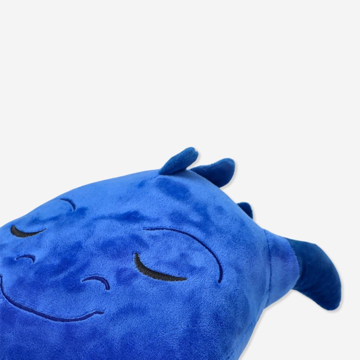 Blue cuddly friend