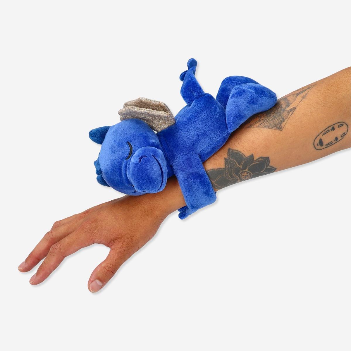 Blue unicorn slap bracelet