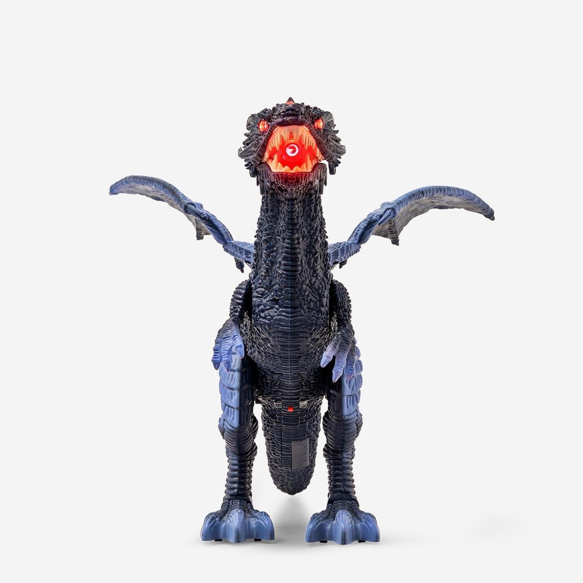 Blue remote-controlled dragon
