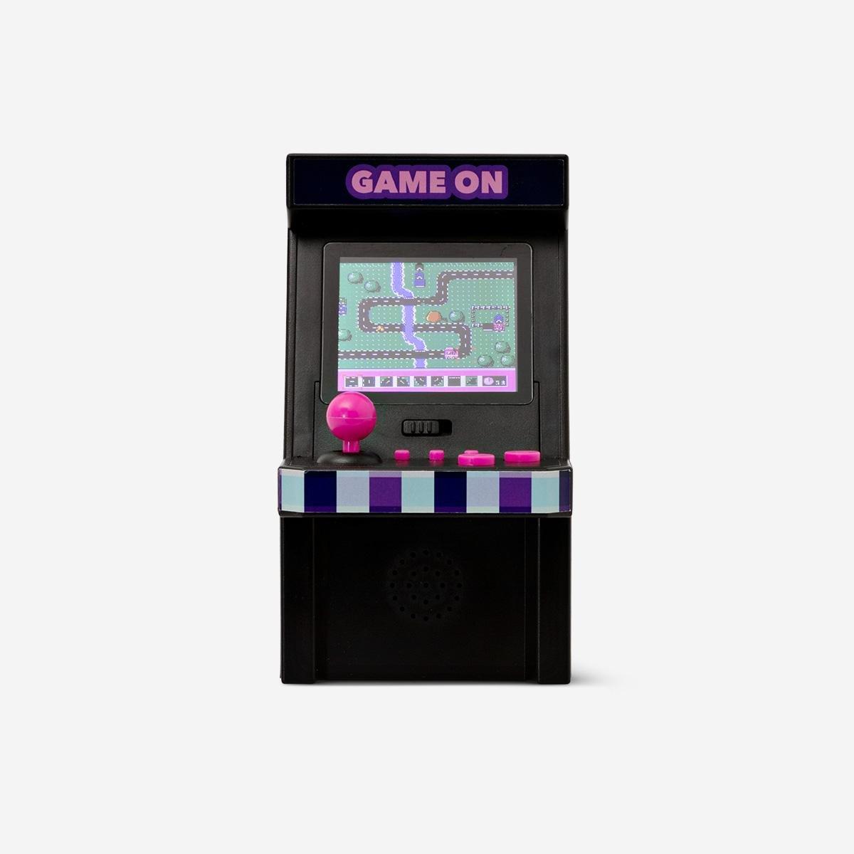 Black arcade machine