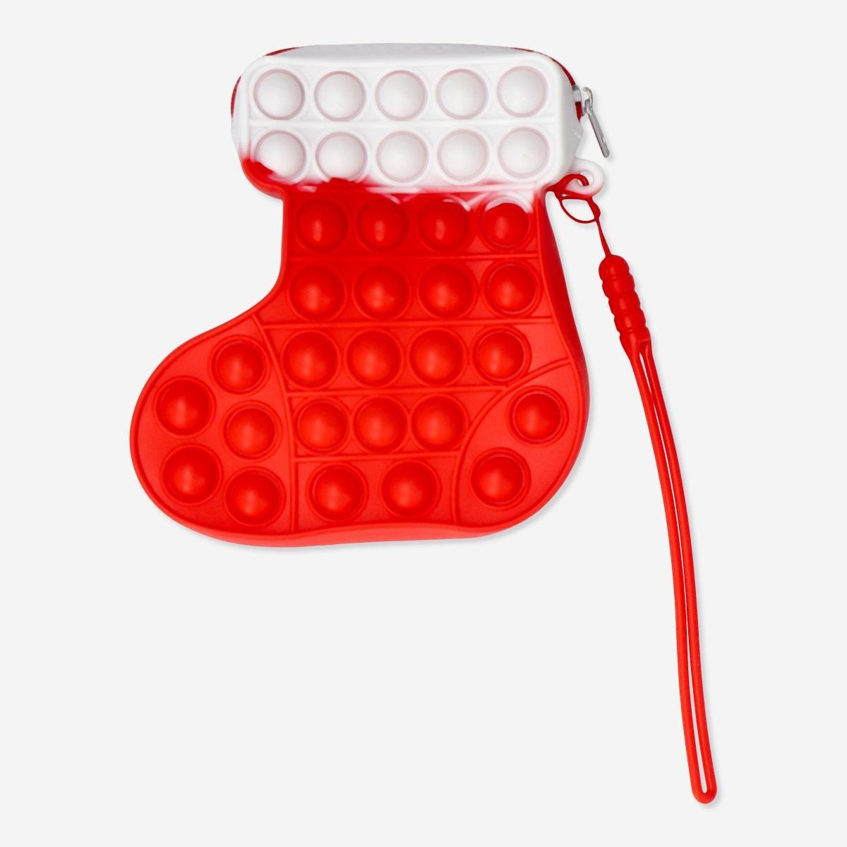 Red purse. push me