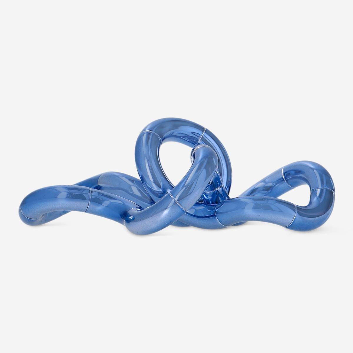 Blue tangle toy