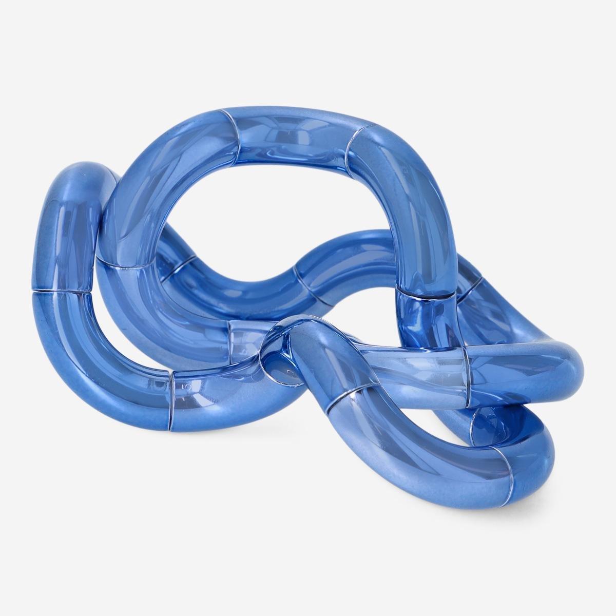 Blue tangle toy