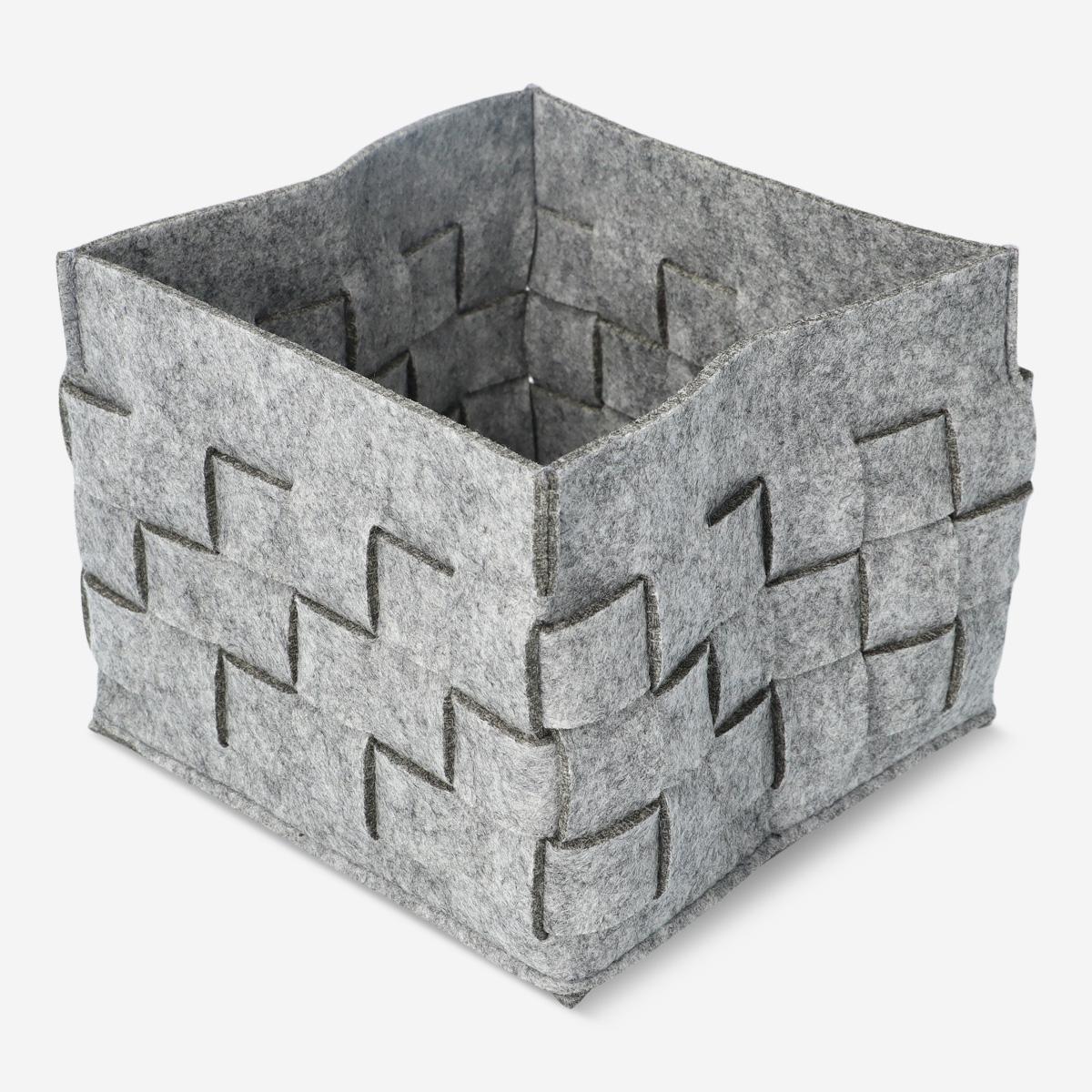 GREY       Storage basket