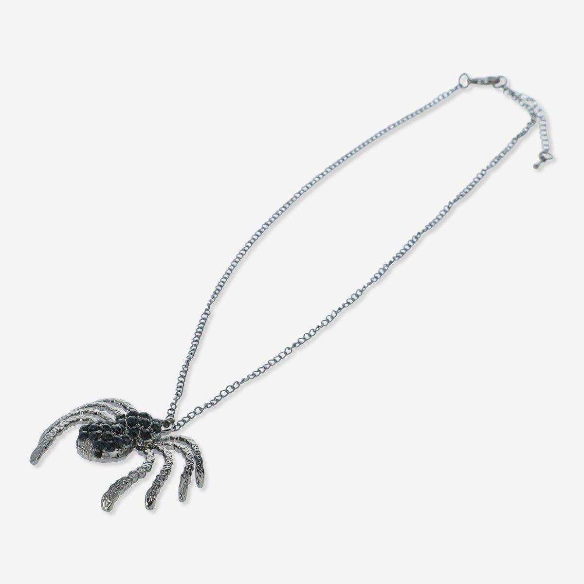 Black Spider Necklace