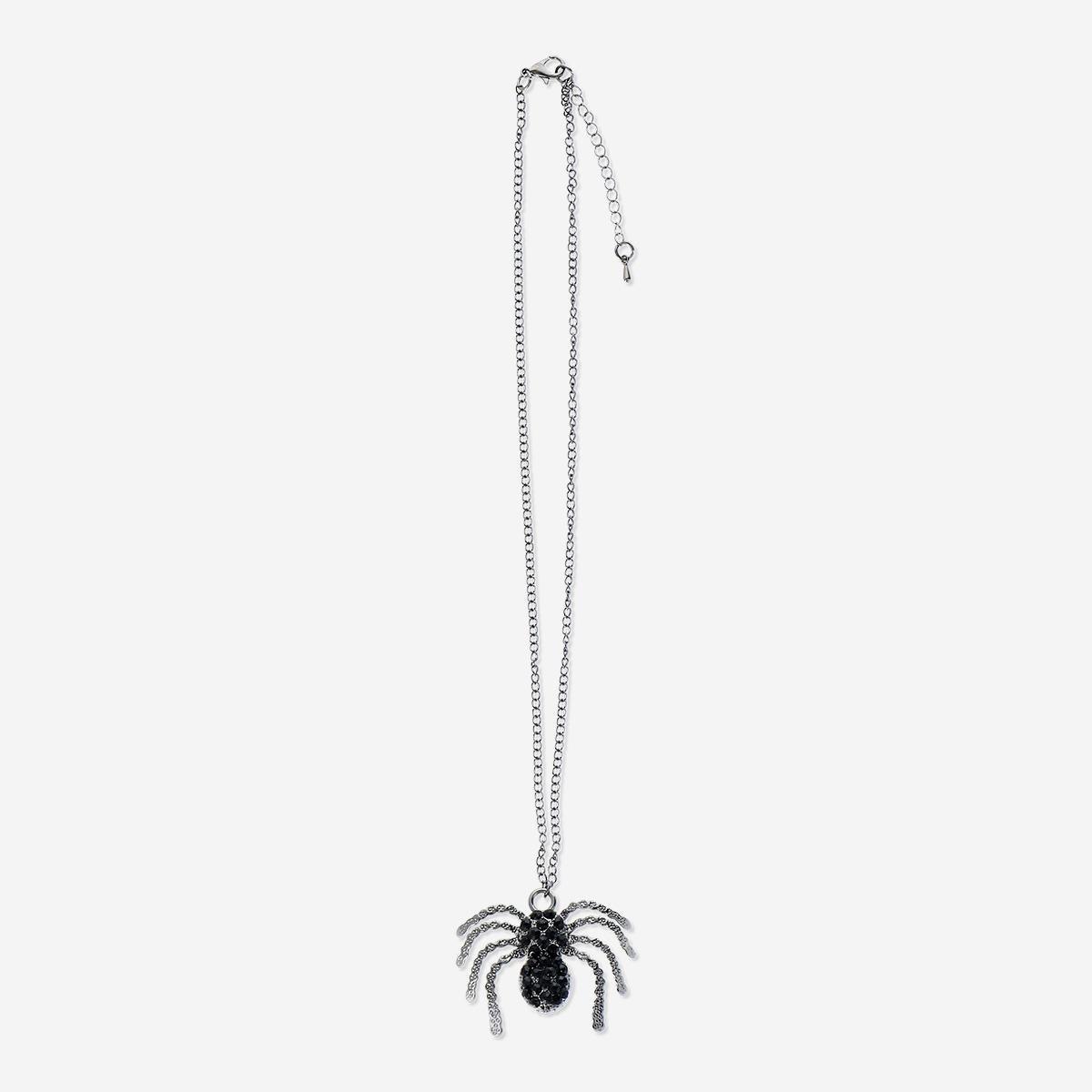 Black Spider Necklace