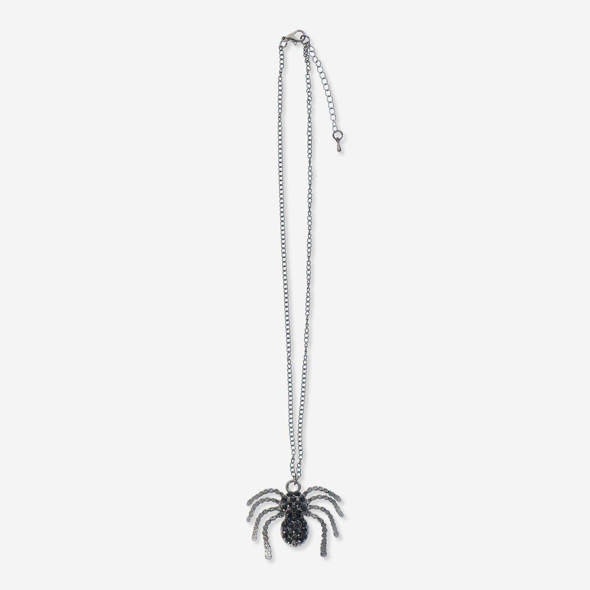 Black Spider Necklace
