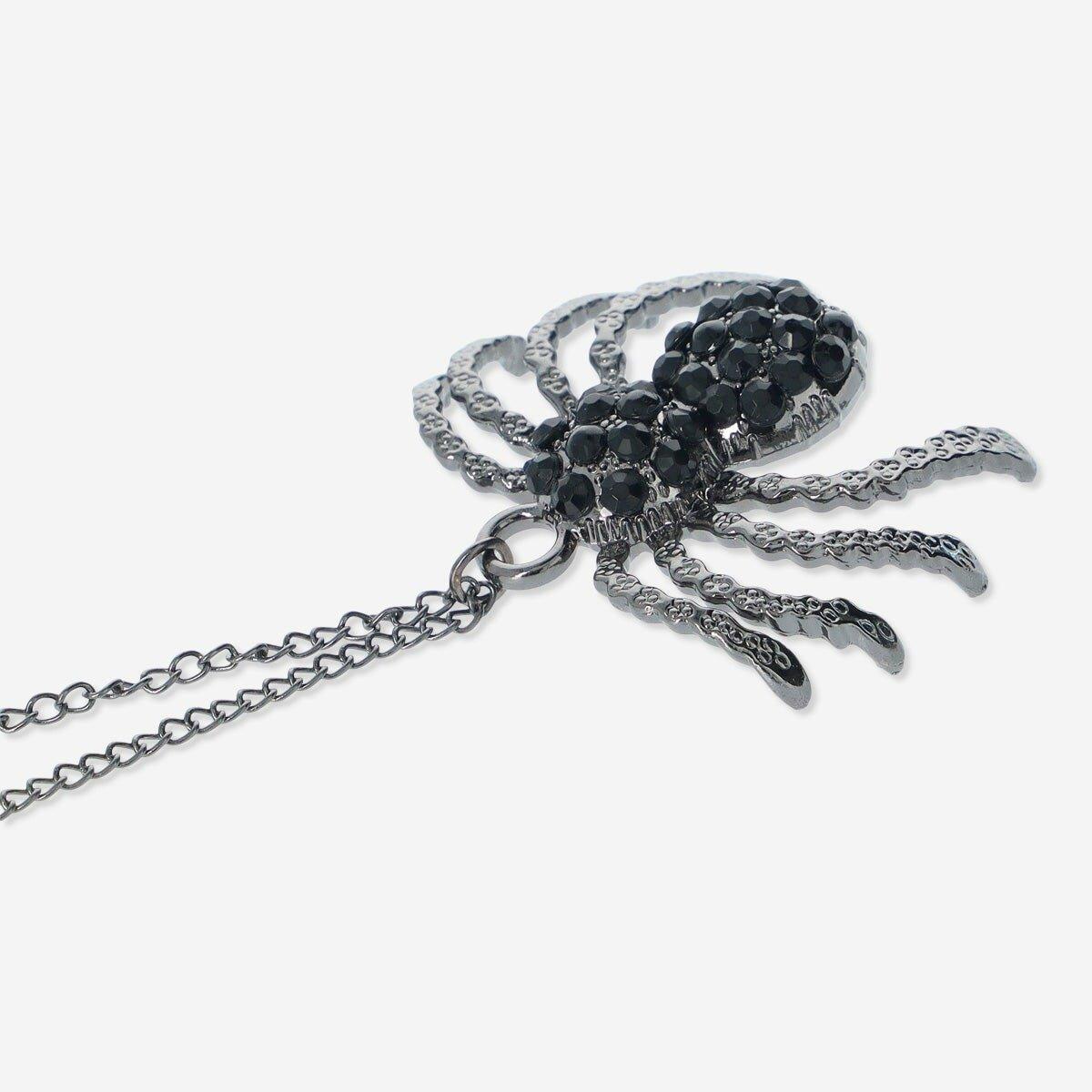 Black Spider Necklace