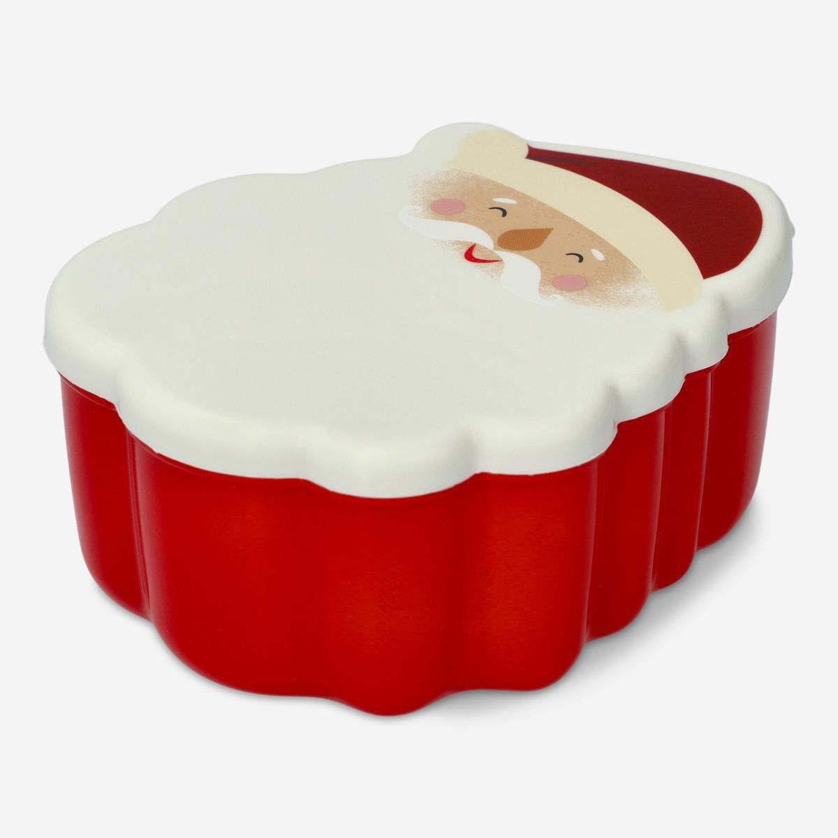 Red Santa Face Snack Box - 12 Cm