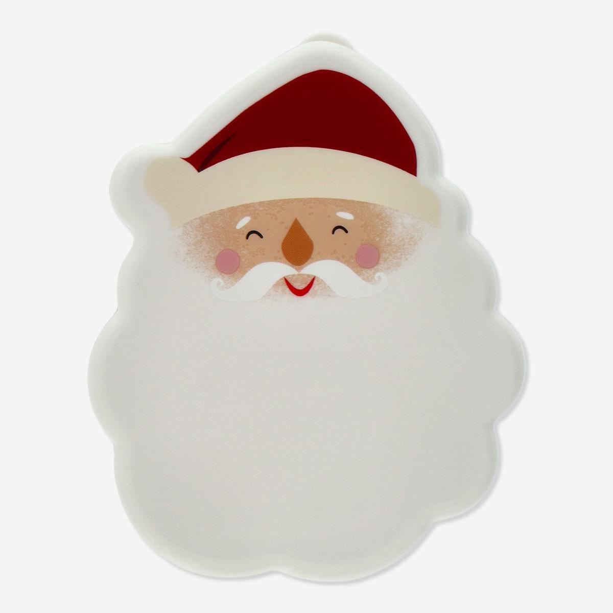Red Santa Face Snack Box - 12 Cm