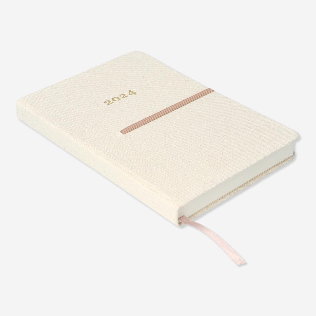 Beige daily diary. a5