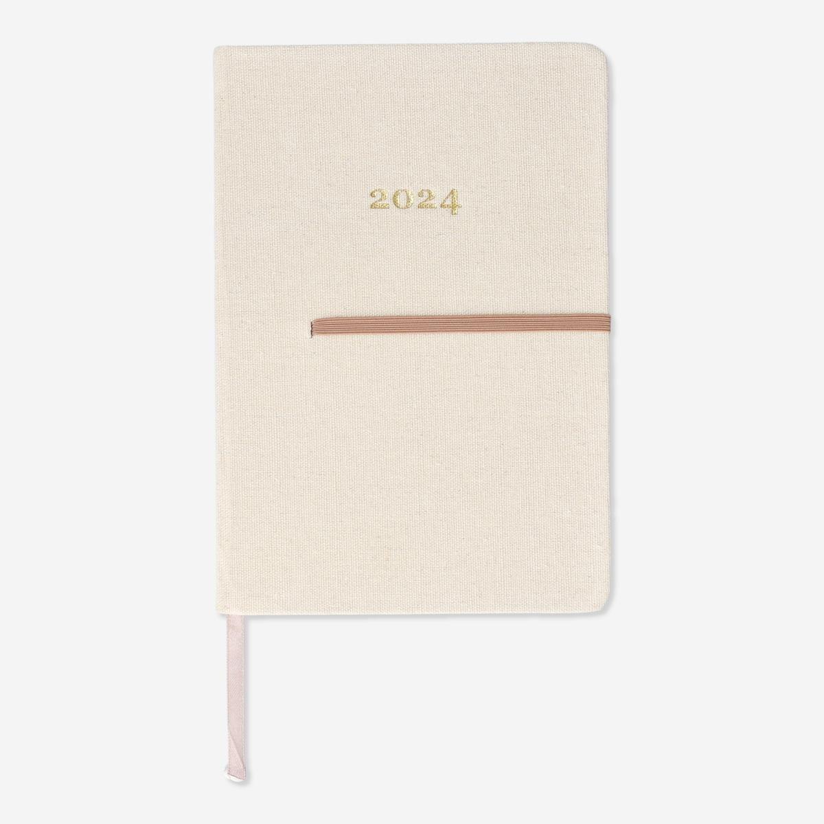 Beige daily diary. a5