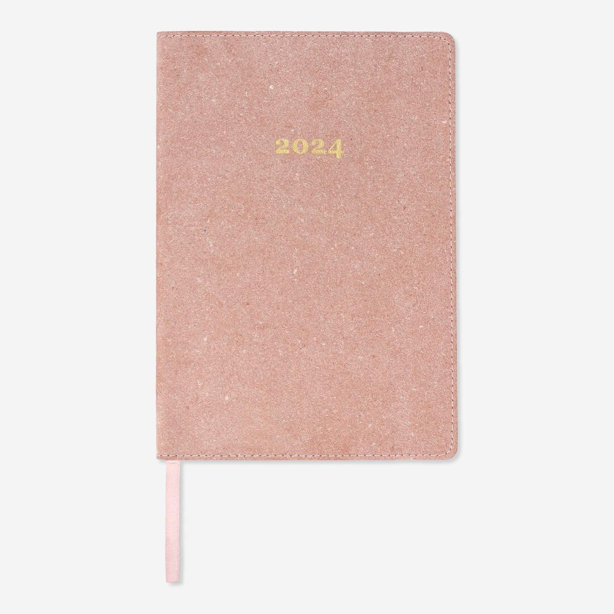 Pink weekly diary. a5