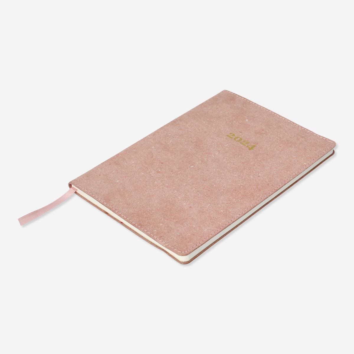 Pink weekly diary. a5