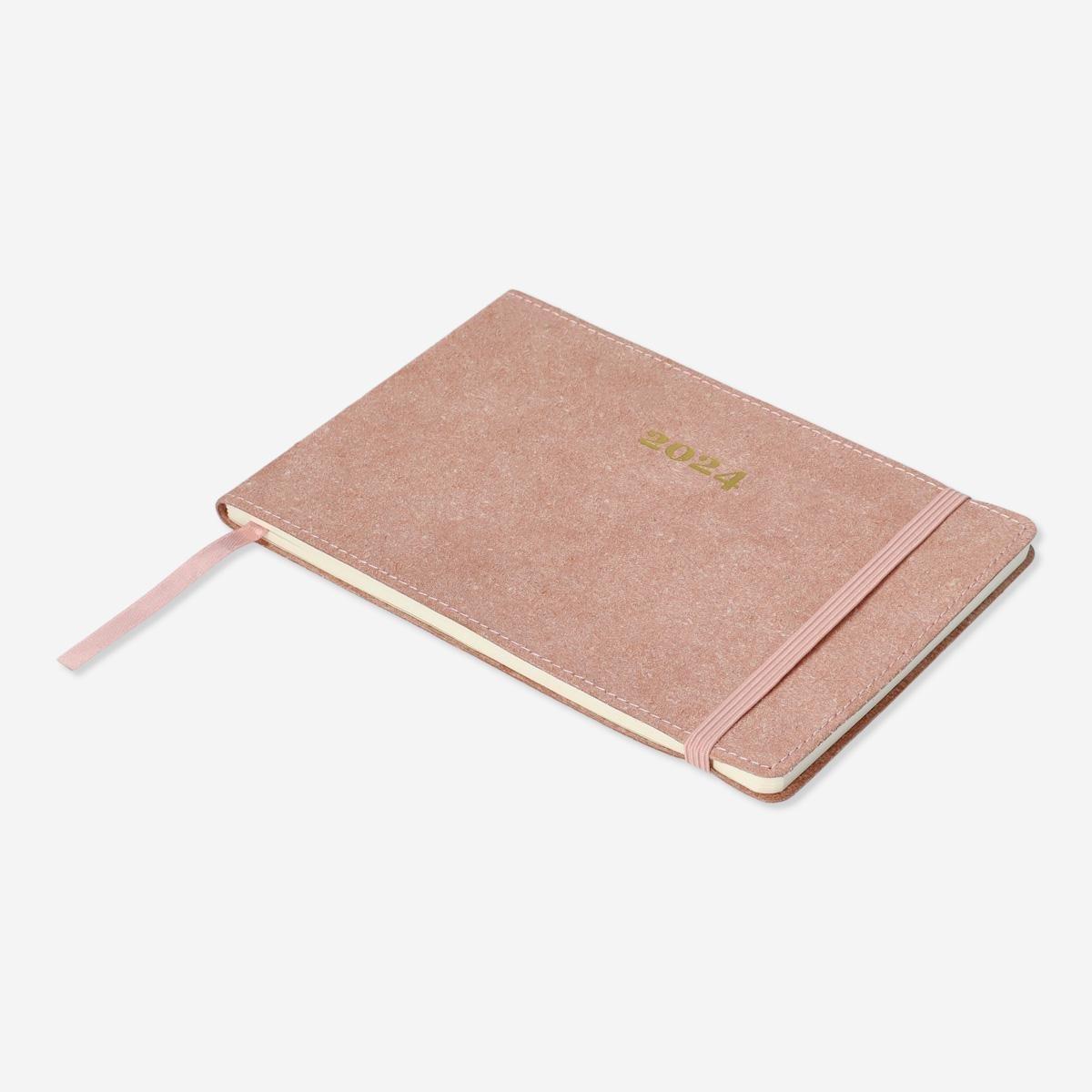 Pink weekly diary