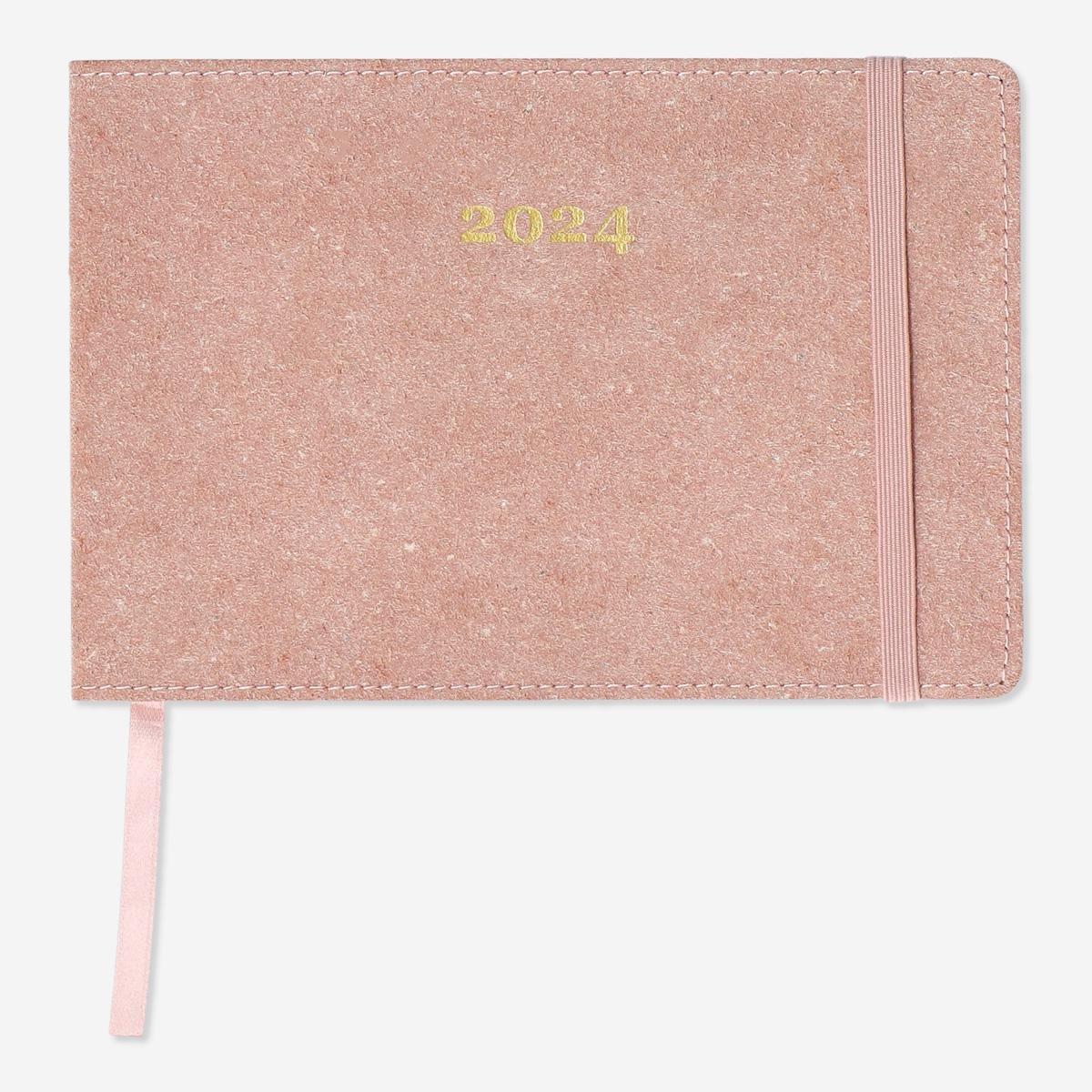 Pink weekly diary