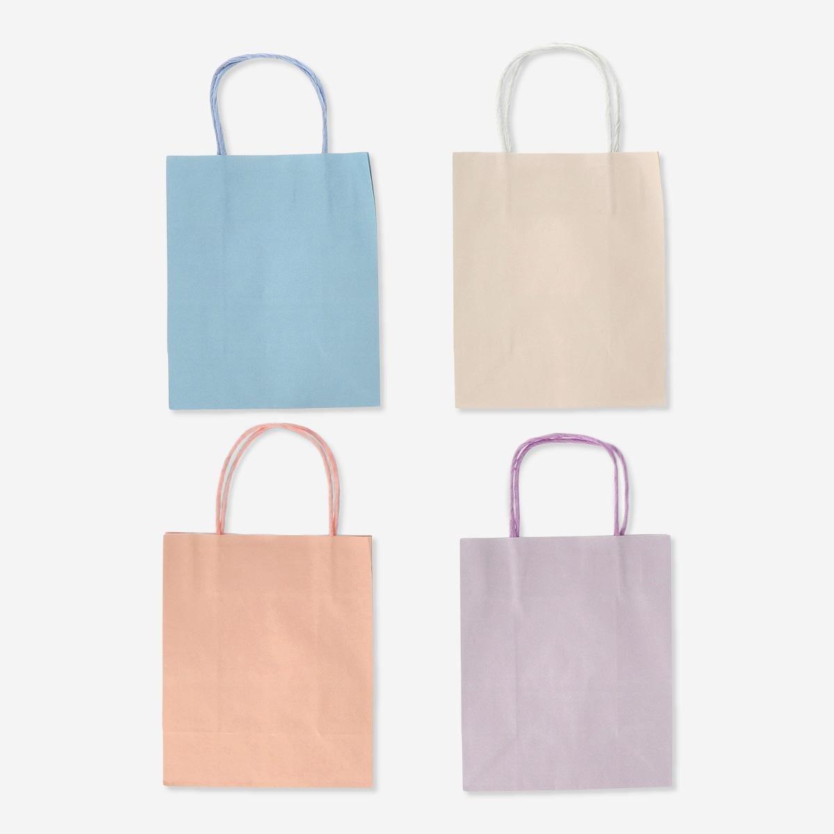 Multicolour gift bags. 4 pcs