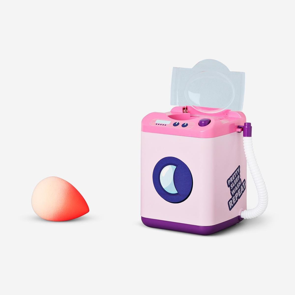 Pink washing machine. for blender sponges