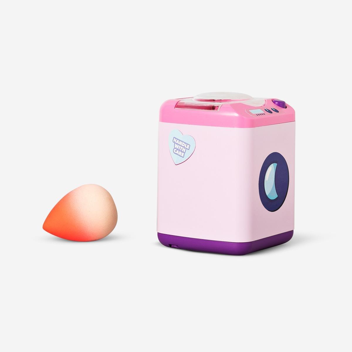 Pink washing machine. for blender sponges