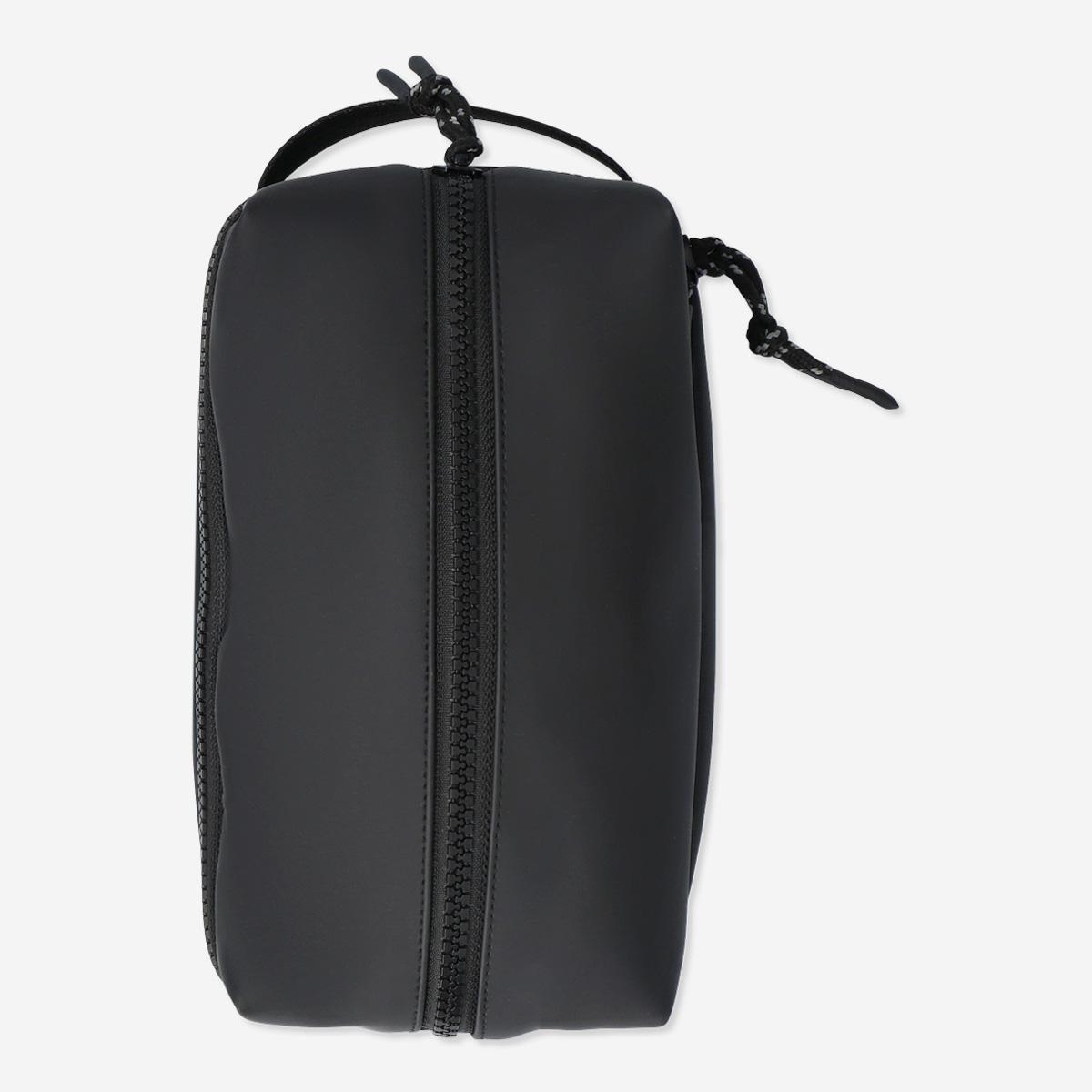 Black toiletry bag